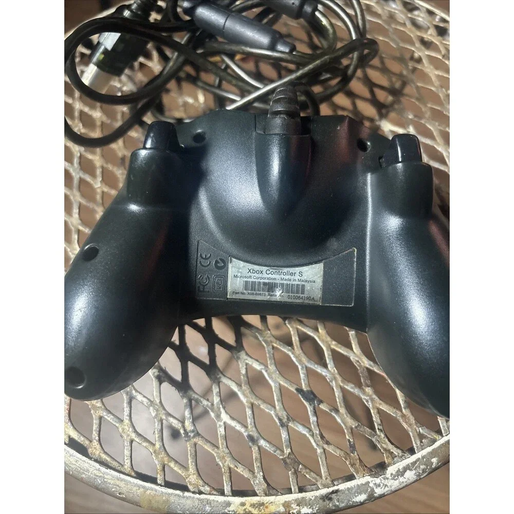 Xbox Duke Controller OEM Microsoft Original X08-17160 With Breakaway Cable WORKS